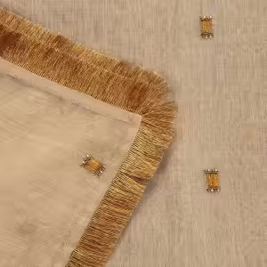 Light Gold Handloom Cotton Tissue Dupatta With Gota Booti And couturecraze Lace Weaver Story brings to you the elegance of the popular Rajasthani craft - Gota Patti ...