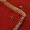 Elegant Red Handloom Organza Dupatta with intricate zardozi hand embroidery by CoutureCraze. Perfect for festive and wedding occasions. A luxurious blend of tradition and beauty.
