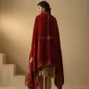 Red And Maroon Hand Embroidered Zardozi Silk Velvet Doshala couturecraze