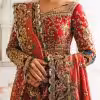 CoutureCraze red bridal lehenga with heavy gold embroidery, designer blouse, and embroidered dupatta