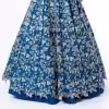 Blue embroidered lehenga set with beadwork and sequins for bridal and festive wear from CoutureCraze