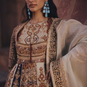 multicolor pakiza kalidar set with dupatta designer ethnic outfit