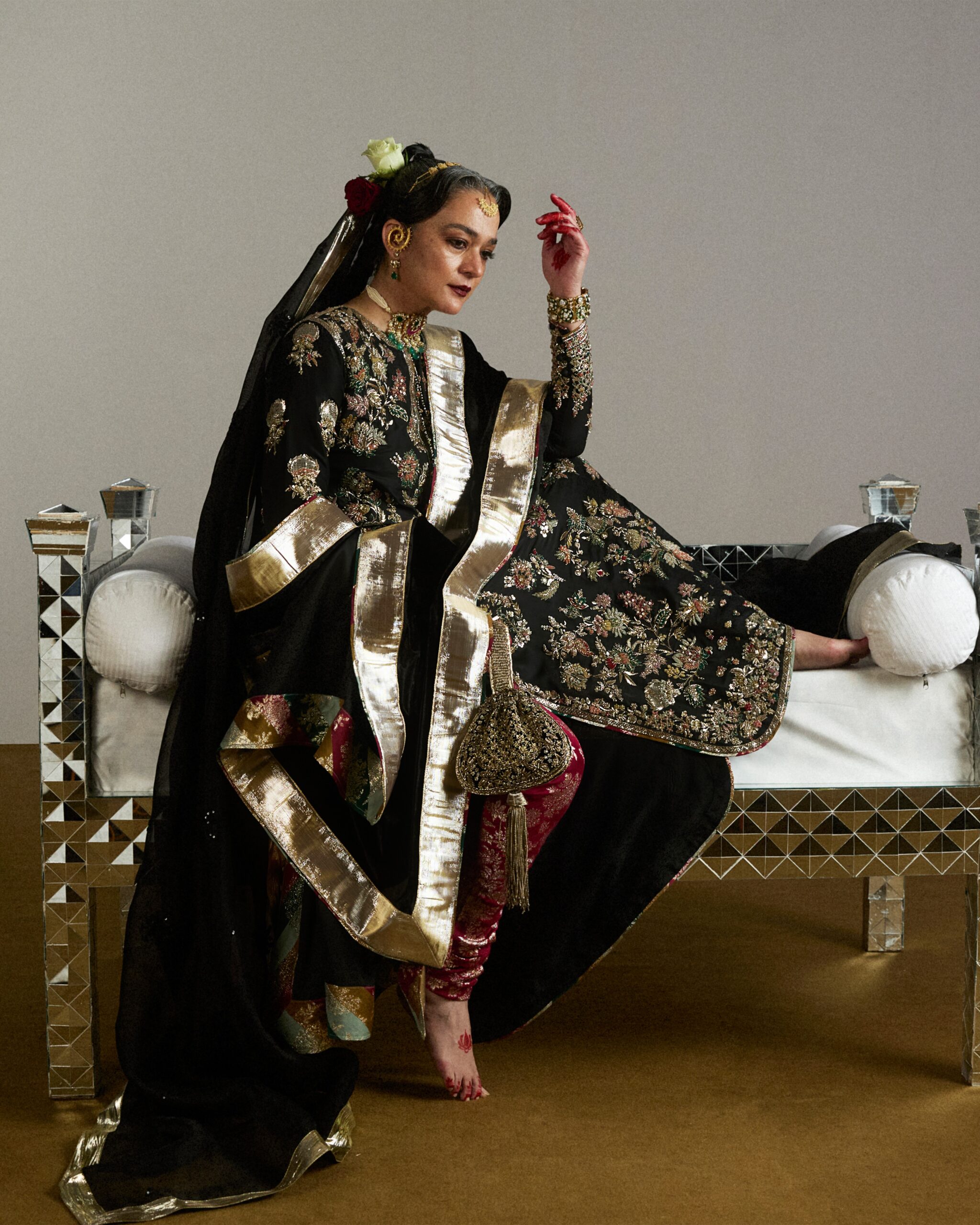 Designer winter ethnic wear