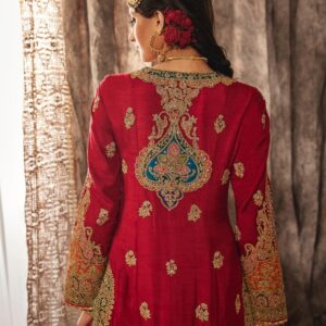 Red Hand-Embroidered Kurta Salwar Set | Designer Ethnic Wear
